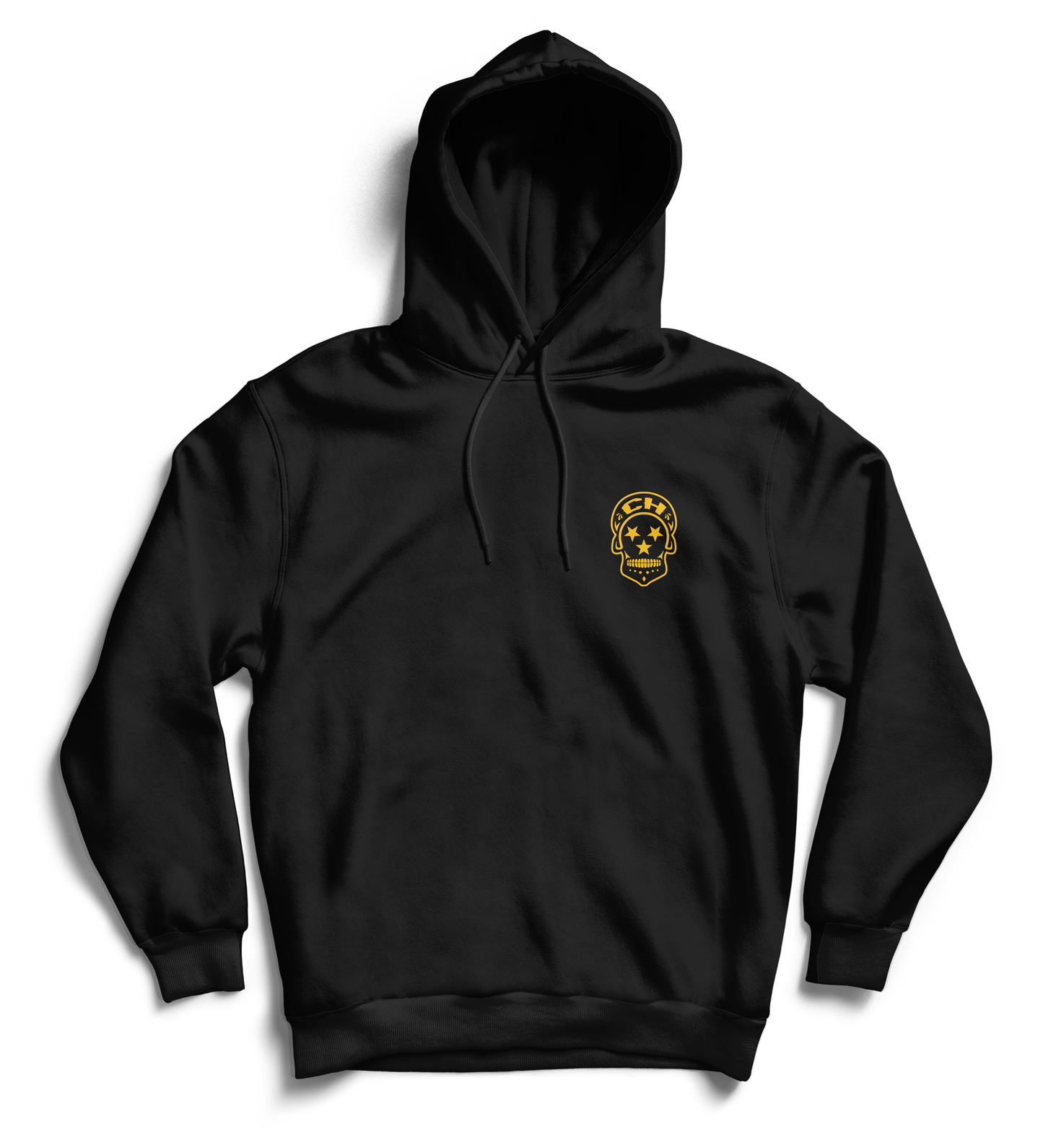 Hooligan Black and Yellow unisex hoodie