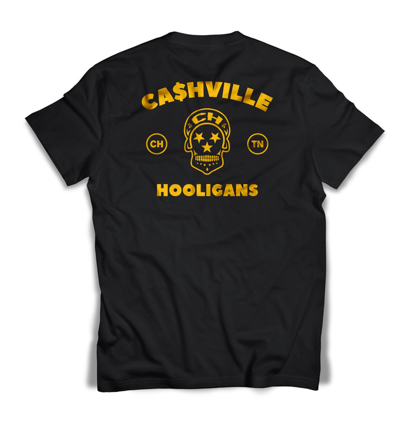 Hooligans Black & Yellow Tee