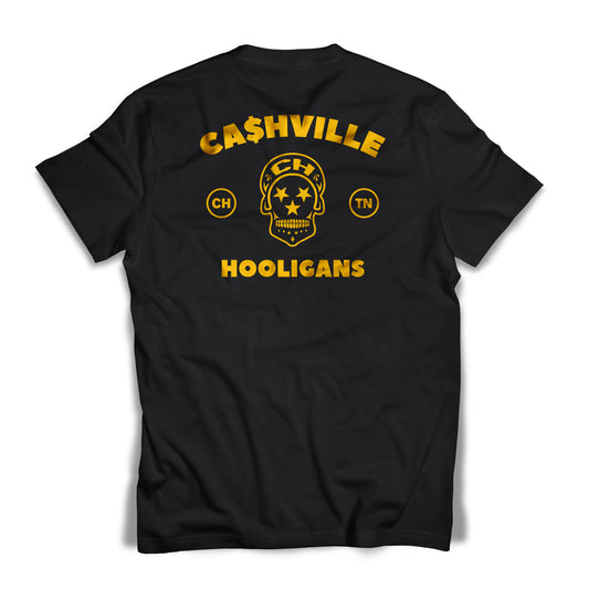 Hooligans Black & Yellow Tee