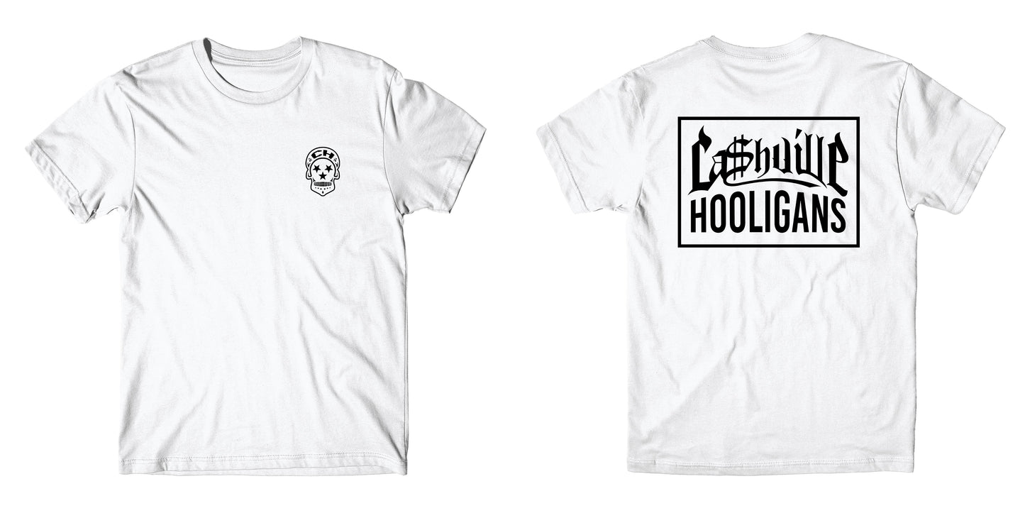 CASHVILLE SQUARE TEE WHITE UNISEX