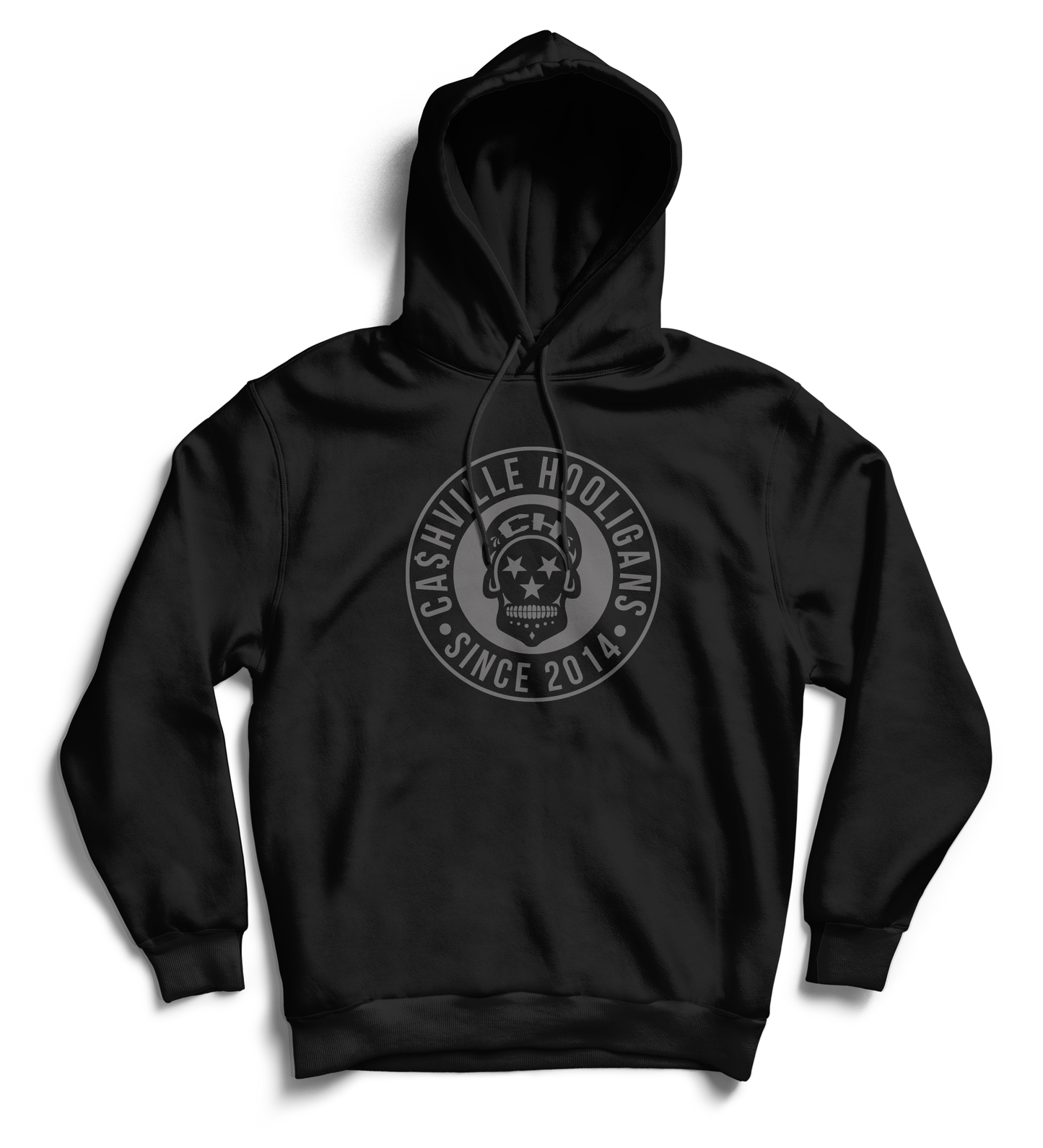 Grey Circle Logo Hoodie