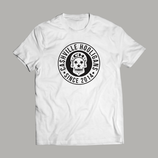 CASHVILLE CIRCLE TEE WHITE