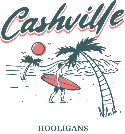 UNISEX • Cashville Hooligans Beach Tank YELLOW