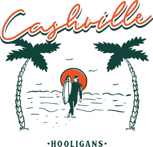 UNISEX • Cashville Hooligans Beach Tank Aqua