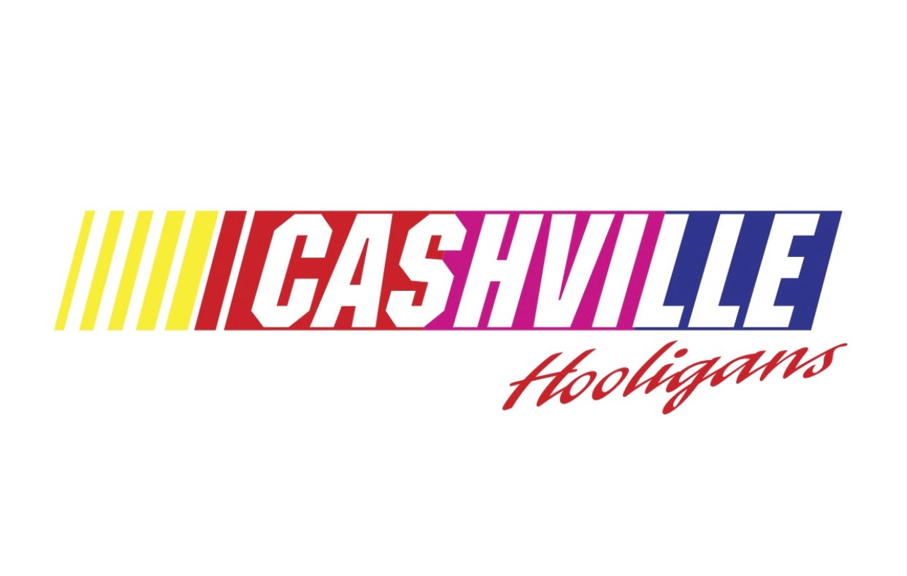 CASHVILLE HOOLIGANS RACING TEE WHITE