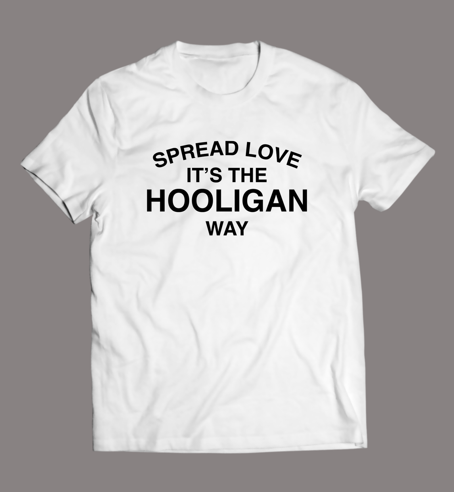 Spread Love Hooligan Tee Black & White